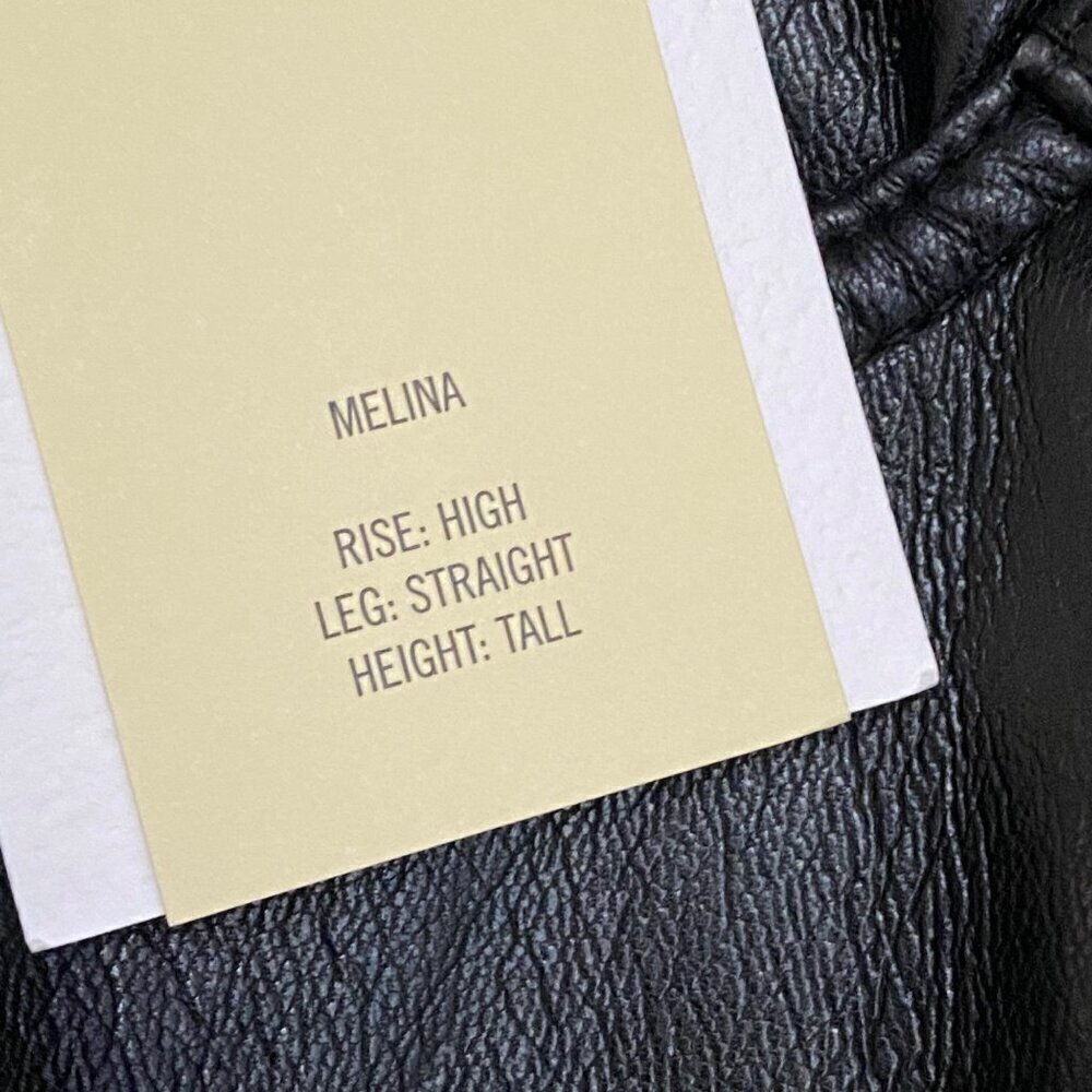 Wilfred The Melina™ Pant High-Waisted Vegan Leather Pants Black Size 4 Tall - Picture 4 of 11